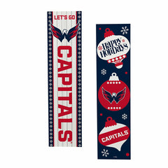 47" Double Sided Leaner, Washington Capitals, Christmas, NHL, Home