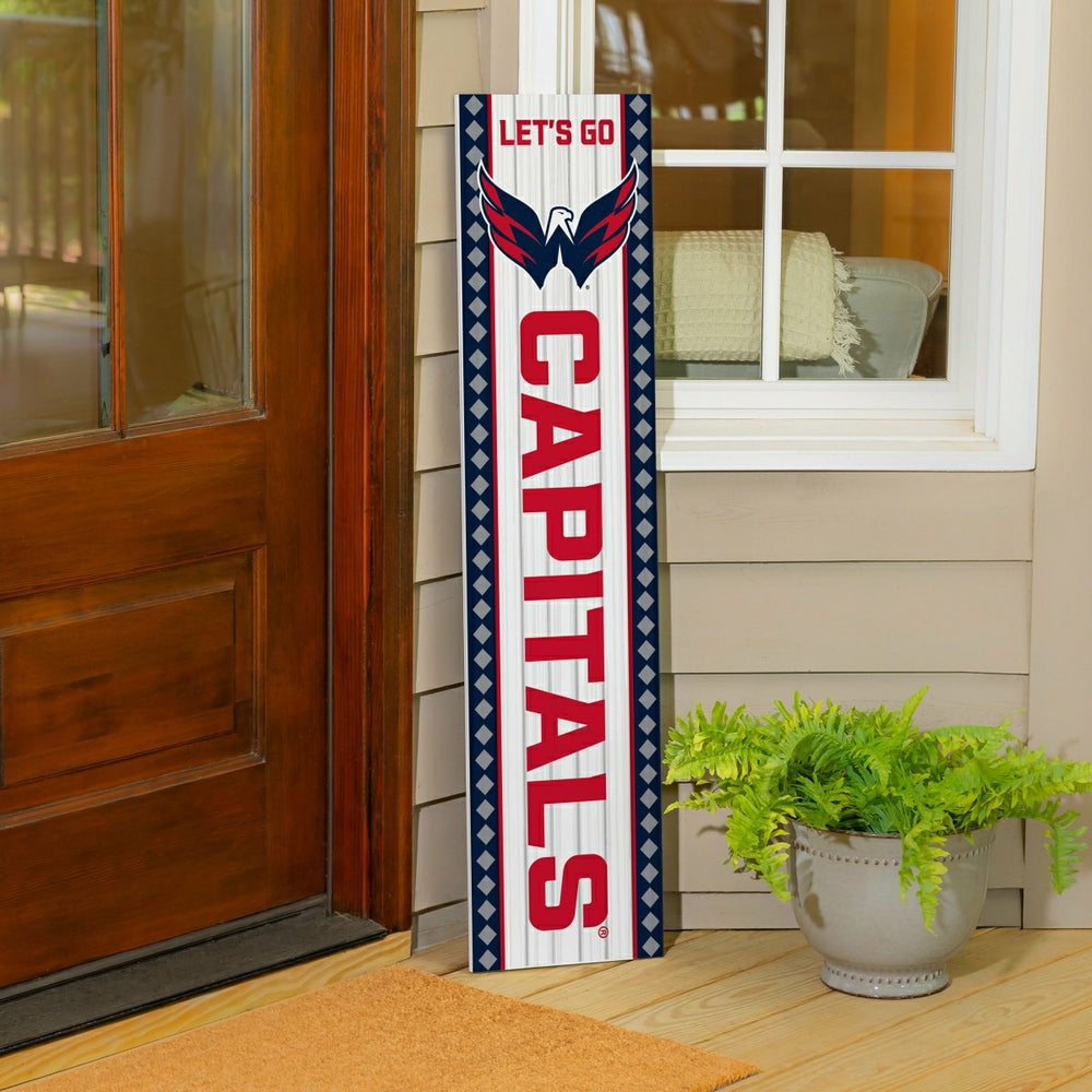 47" Double Sided Leaner, Washington Capitals, Christmas, NHL, Home