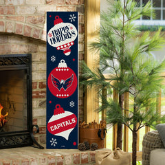 47" Double Sided Leaner, Washington Capitals, Christmas, NHL, Home