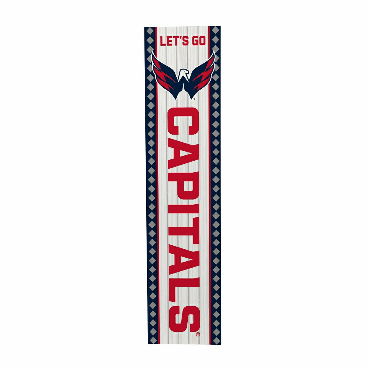 47" Double Sided Leaner, Washington Capitals, Christmas, NHL, Home