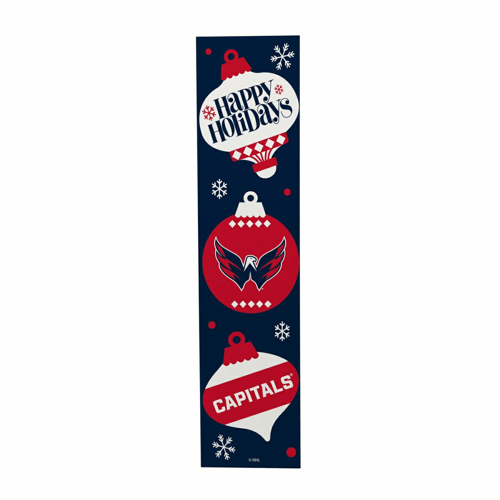 47" Double Sided Leaner, Washington Capitals, Christmas, NHL, Home