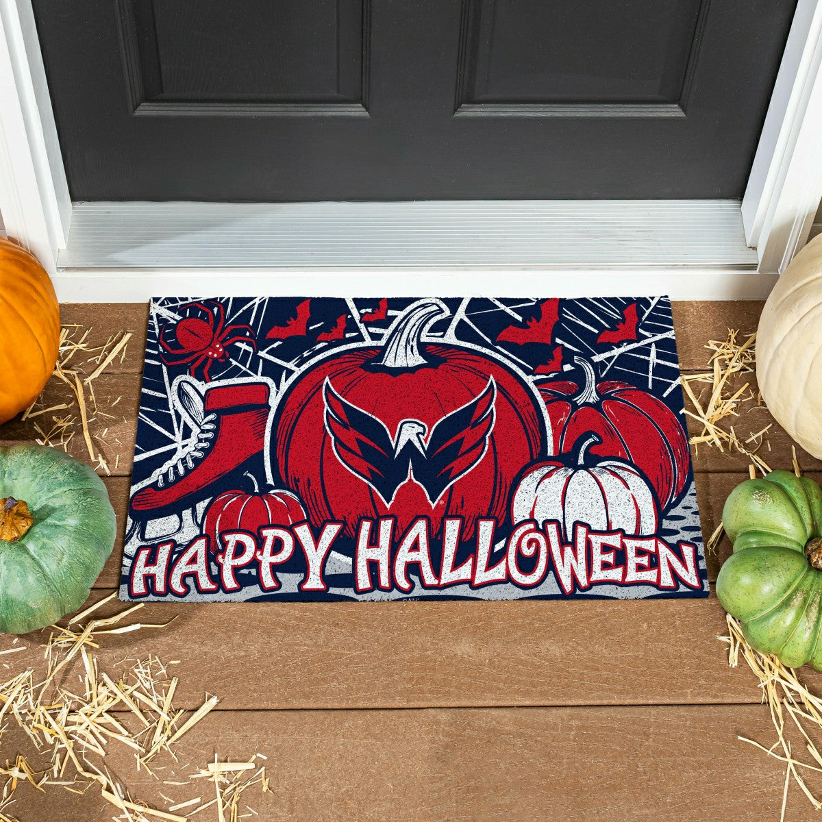Washington Capitals Halloween PVC Mat, 28"x16", NHL