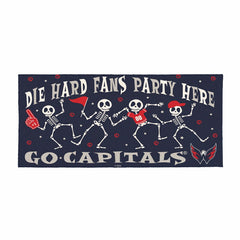 Washington Capitals Flocked Coir Halloween Sassafras Switch Mat, 22"x1, NHL