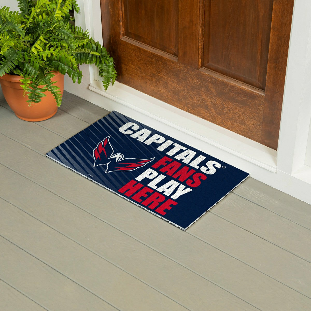 Washington Capitals Fan Mat, 28"x16", NHL