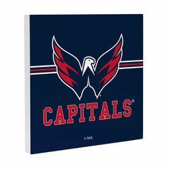 Washington Capitals Wood Wall Sign, 12x12, NHL, Home
