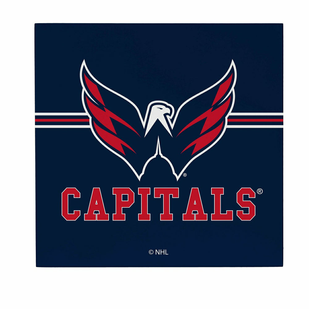 Washington Capitals Wood Wall Sign, 12x12, NHL, Home