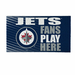Winnipeg Jets Fan Mat, 28"x16", NHL