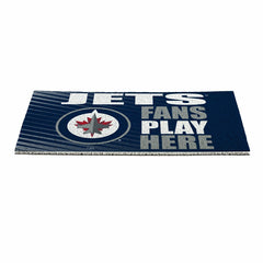 Winnipeg Jets Fan Mat, 28"x16", NHL