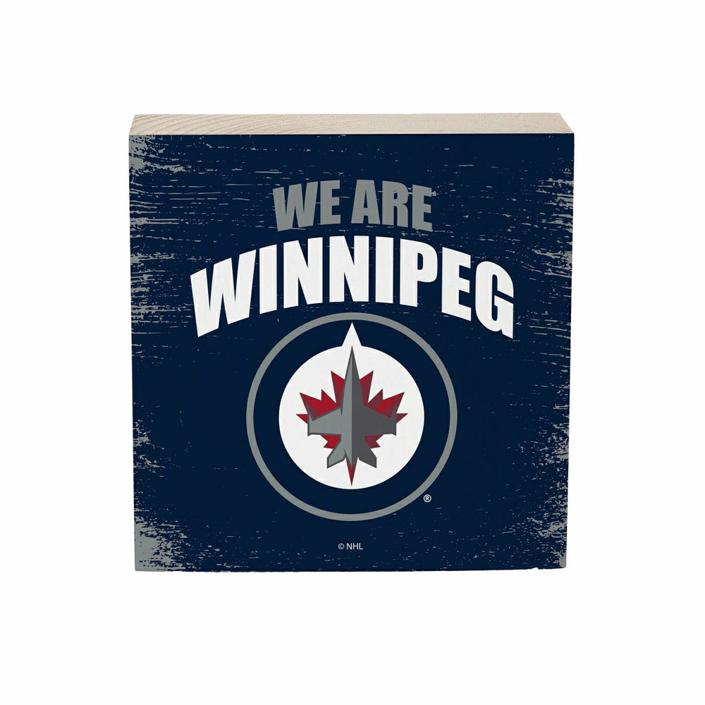 Winnipeg Jets Plock, Down Home Fans, 6x6, NHL, Home