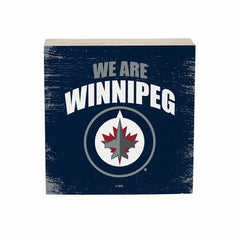 Winnipeg Jets Plock, Down Home Fans, 6x6, NHL, Home