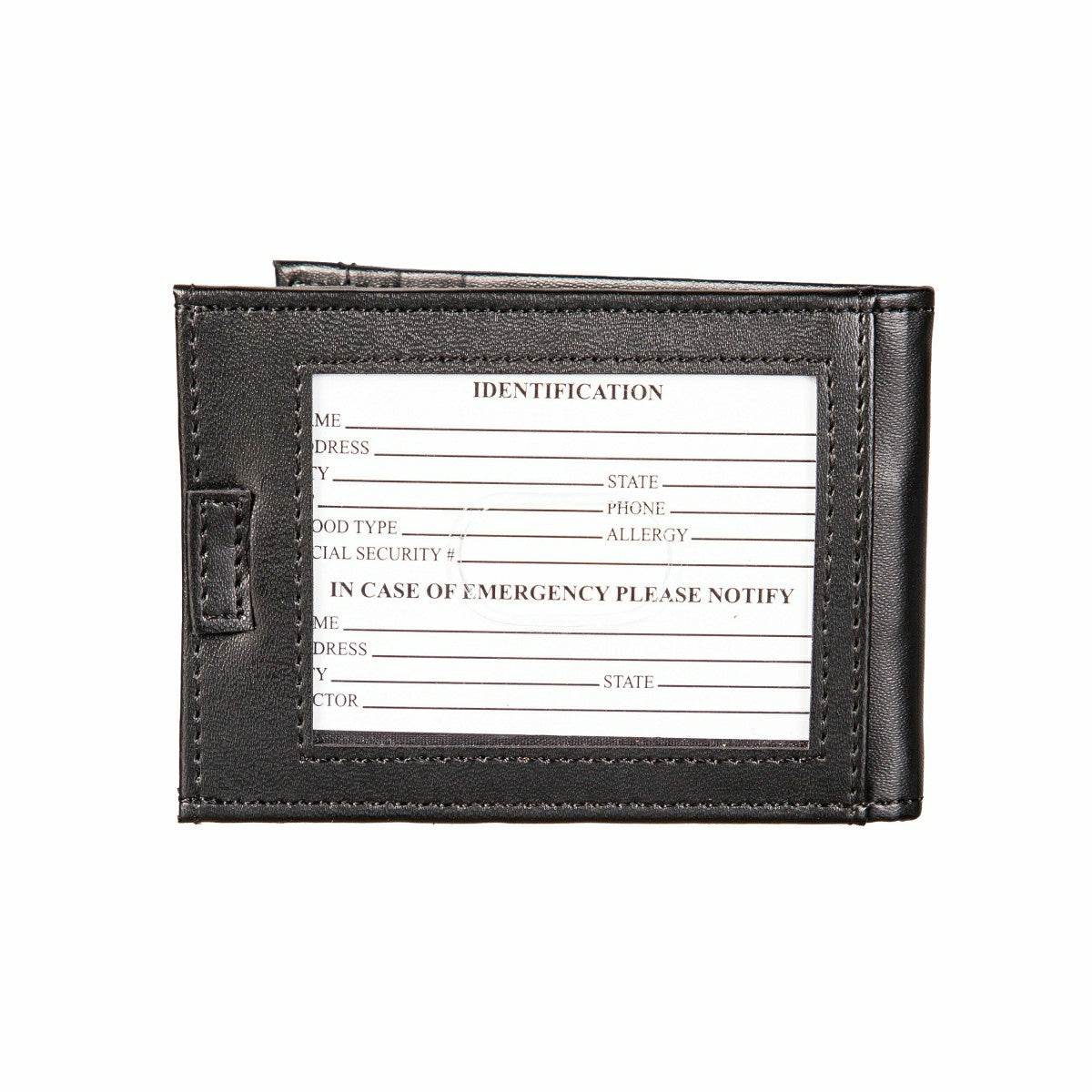 Front Pocket Wallet w/ RFID Blocking, Winnipeg Jets, Black, NHL, Home