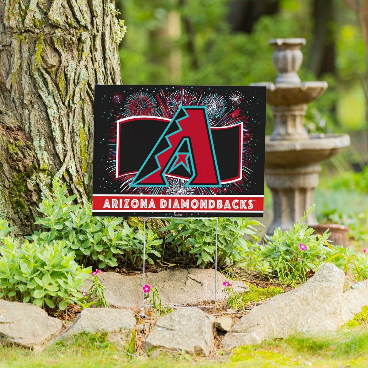 Arizona Diamondbacks Yard Sign, Patriotic, MLB, Home