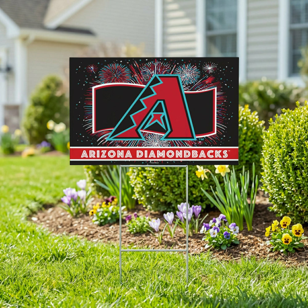 Arizona Diamondbacks Yard Sign, Patriotic, MLB, Home
