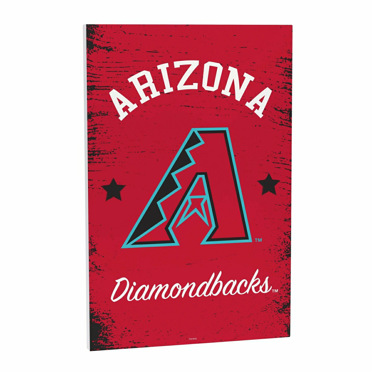 Arizona Diamondbacks Wood Wall Sign, 16x24, MLB, Home