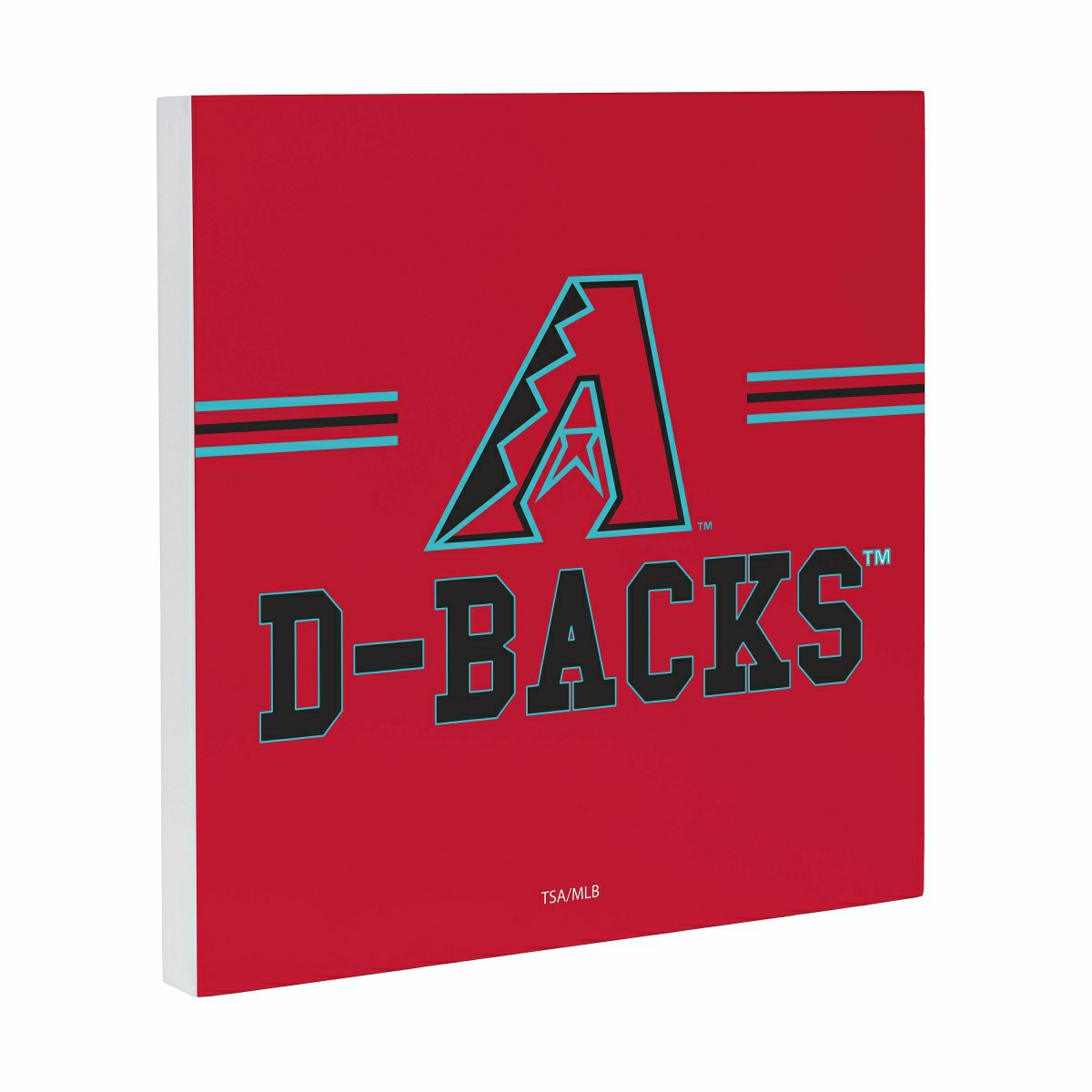 Arizona Diamondbacks Wood Wall Sign, 12x12, MLB, Home
