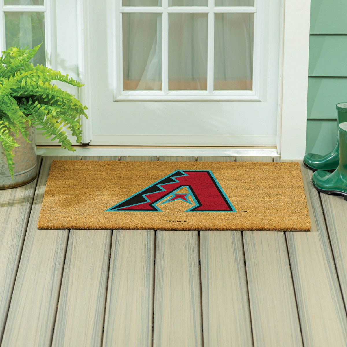 Arizona Diamondbacks Large Full Color Coir Mat, 36"x24", MLB