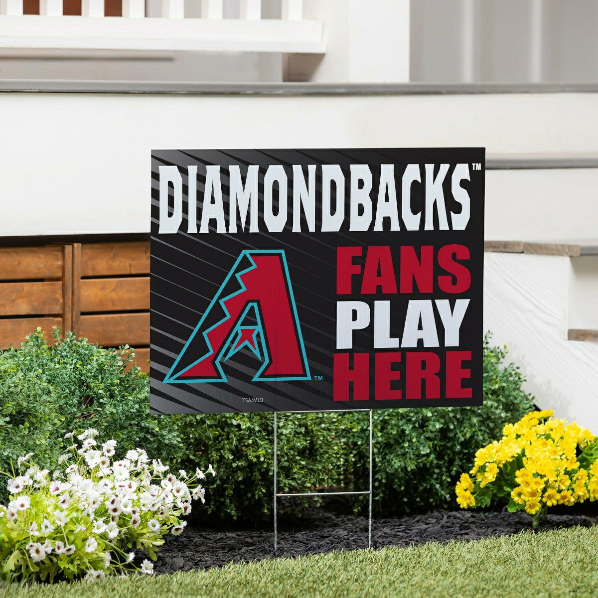 Arizona Diamondbacks Coroplast Yard Sign "Fans Play Here", MLB, Home