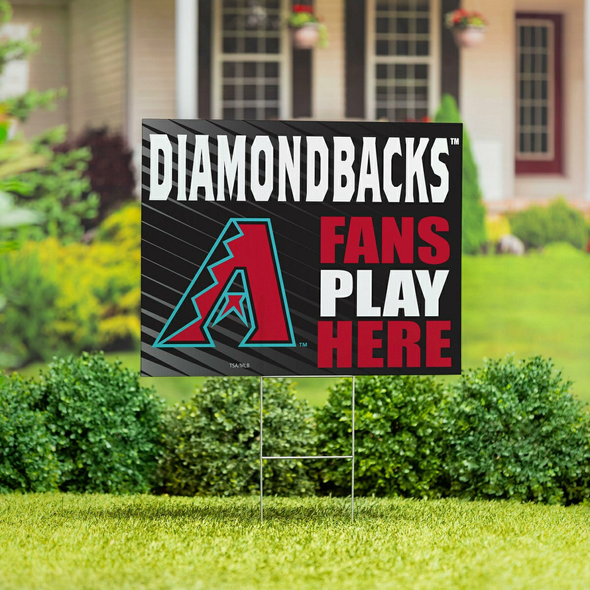 Arizona Diamondbacks Coroplast Yard Sign "Fans Play Here", MLB, Home