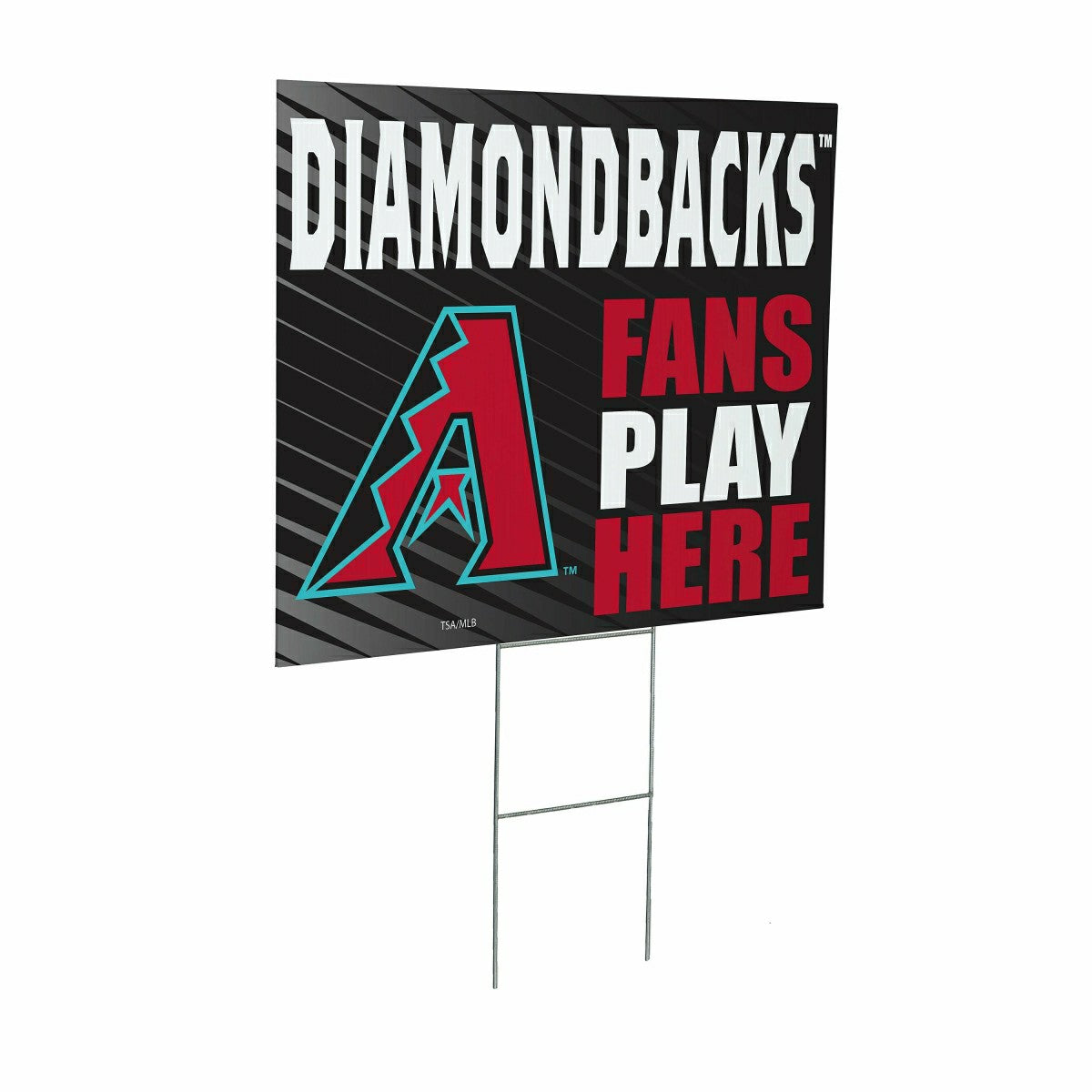 Arizona Diamondbacks Coroplast Yard Sign "Fans Play Here", MLB, Home