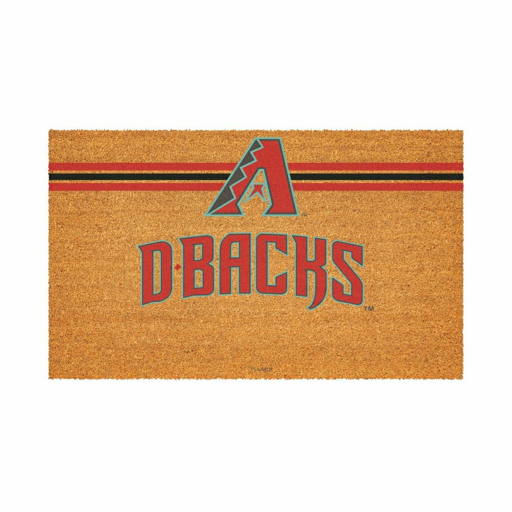 Arizona Diamondbacks Personalized Mat, Natural Coir with Color Logo, 3, MLB