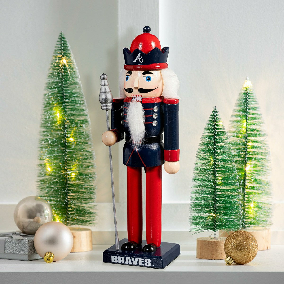 Atlanta Braves Nutcracker Statue, MLB, Home