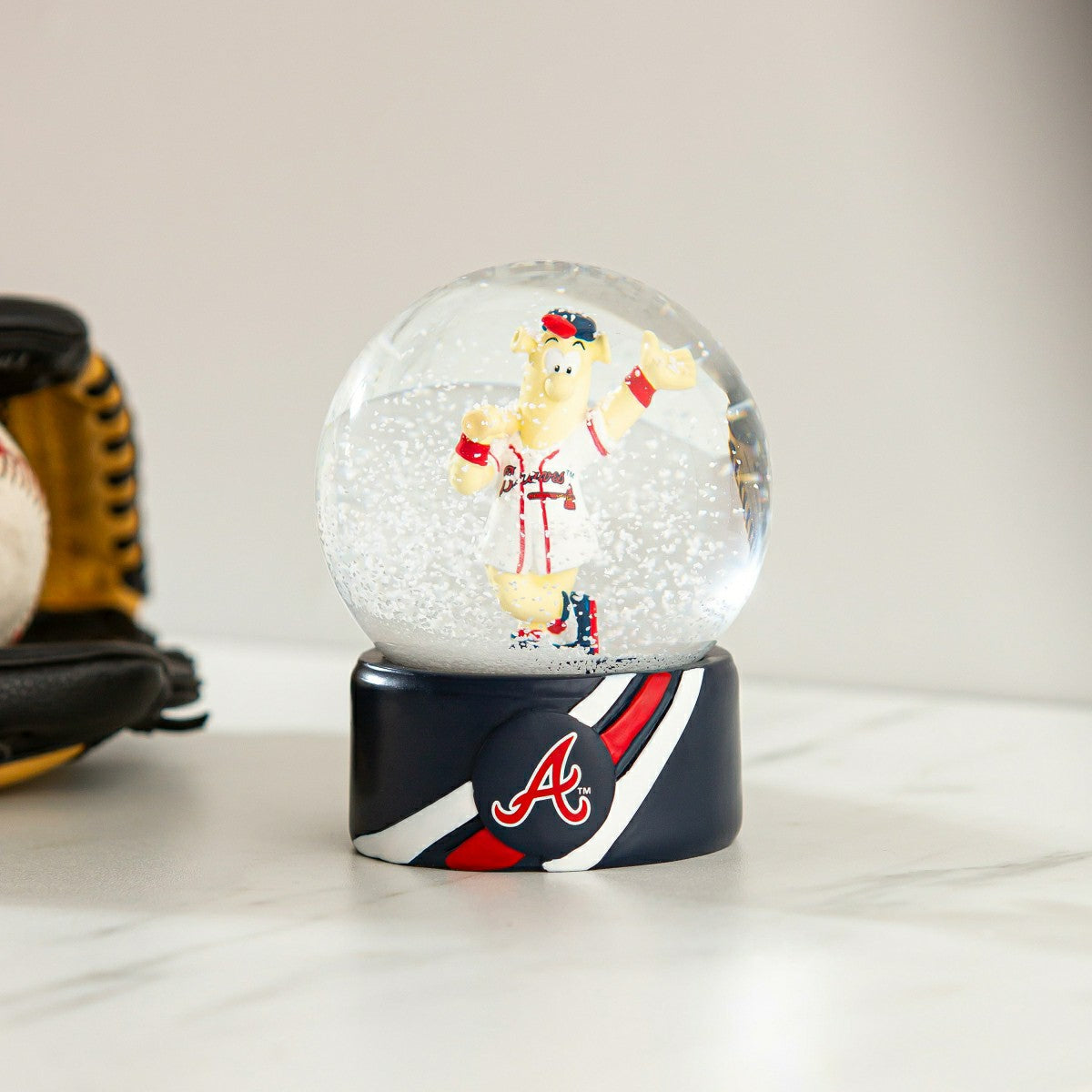 Atlanta Braves Water Globe, MLB, Home