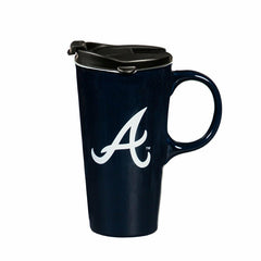 Atlanta Braves Boxed Travel Latte Cup, 17oz, MLB, Home