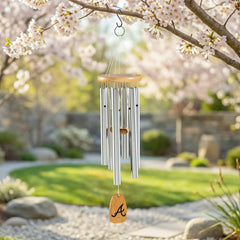 Atlanta Braves, Hand Tuned Windchime, 27”, MLB, Home