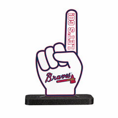 Atlanta Braves Baseball Foam Finger Desklite LED Decor, MLB, Home