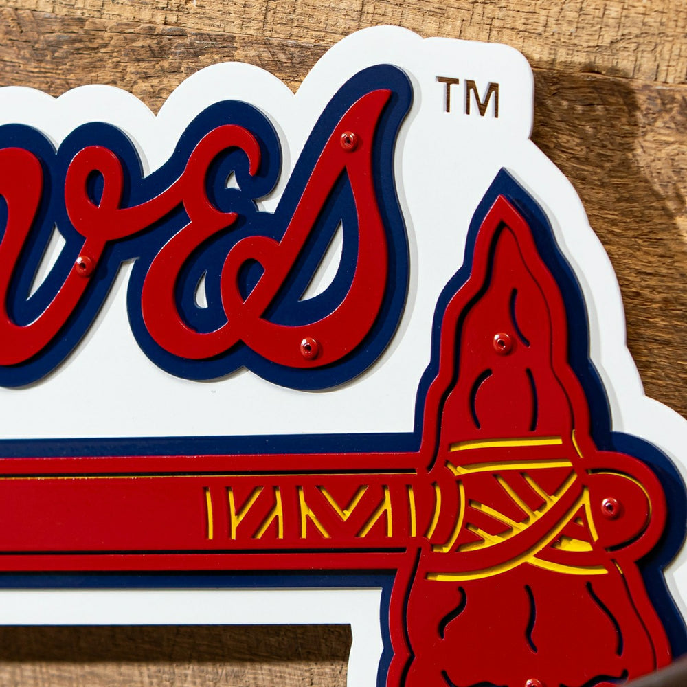 Atlanta Braves Premier Metal Wall Art, MLB, Home