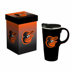 Baltimore Orioles Boxed Travel Latte Cup, 17oz, MLB, Home