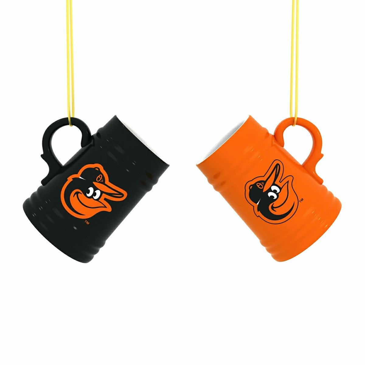 Baltimore Orioles Ceramic Mini Stein, 3oz, set of 2, MLB, Home