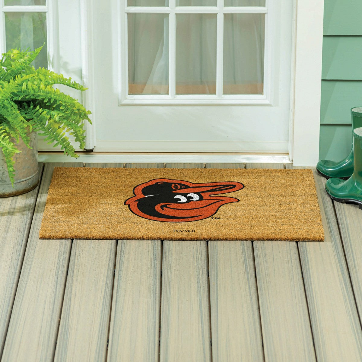 Baltimore Orioles Large Full Color Coir Mat, 36"x24", MLB