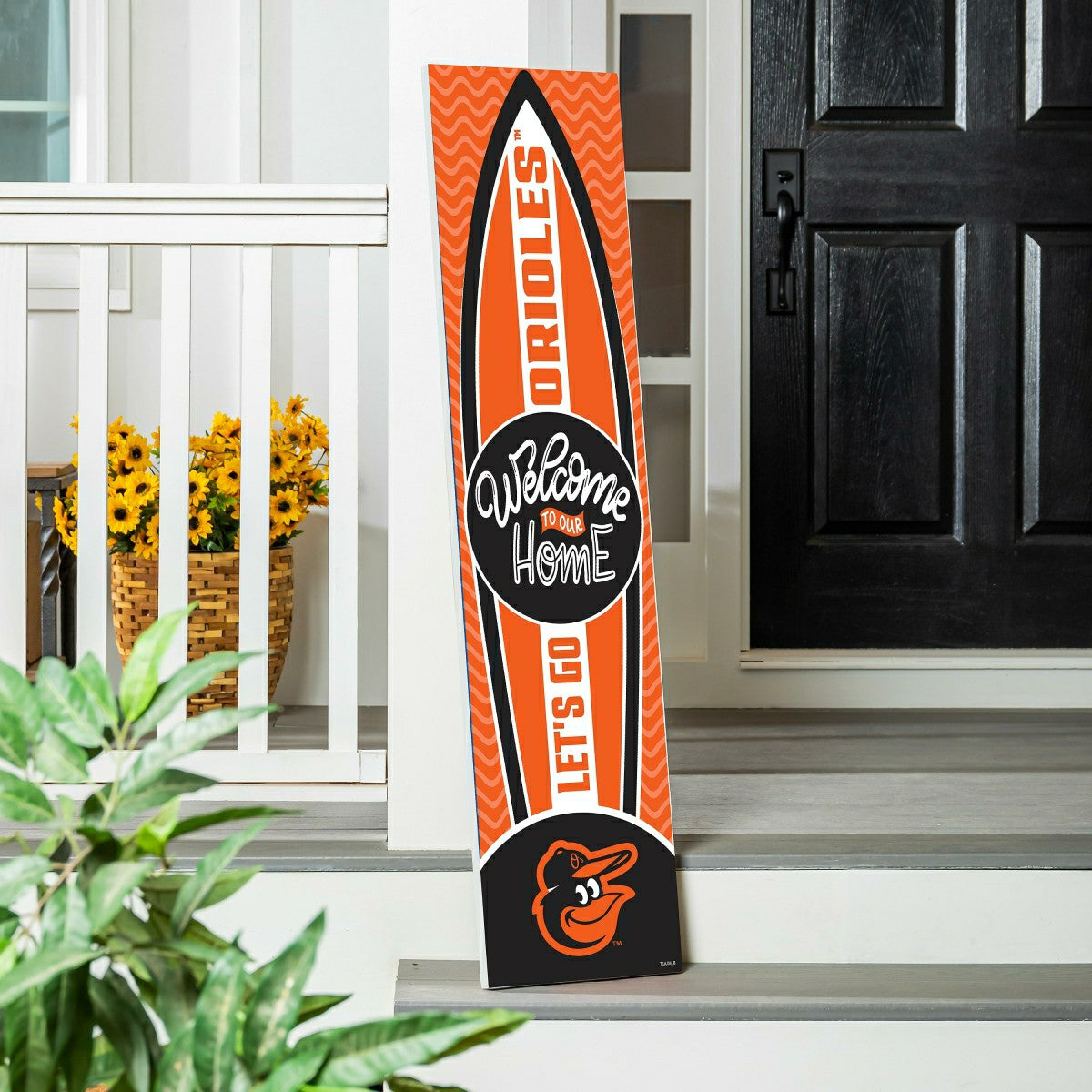Baltimore Orioles Summer Seasonal Surfboard ECM Exclusive 47" Single S, MLB, Home