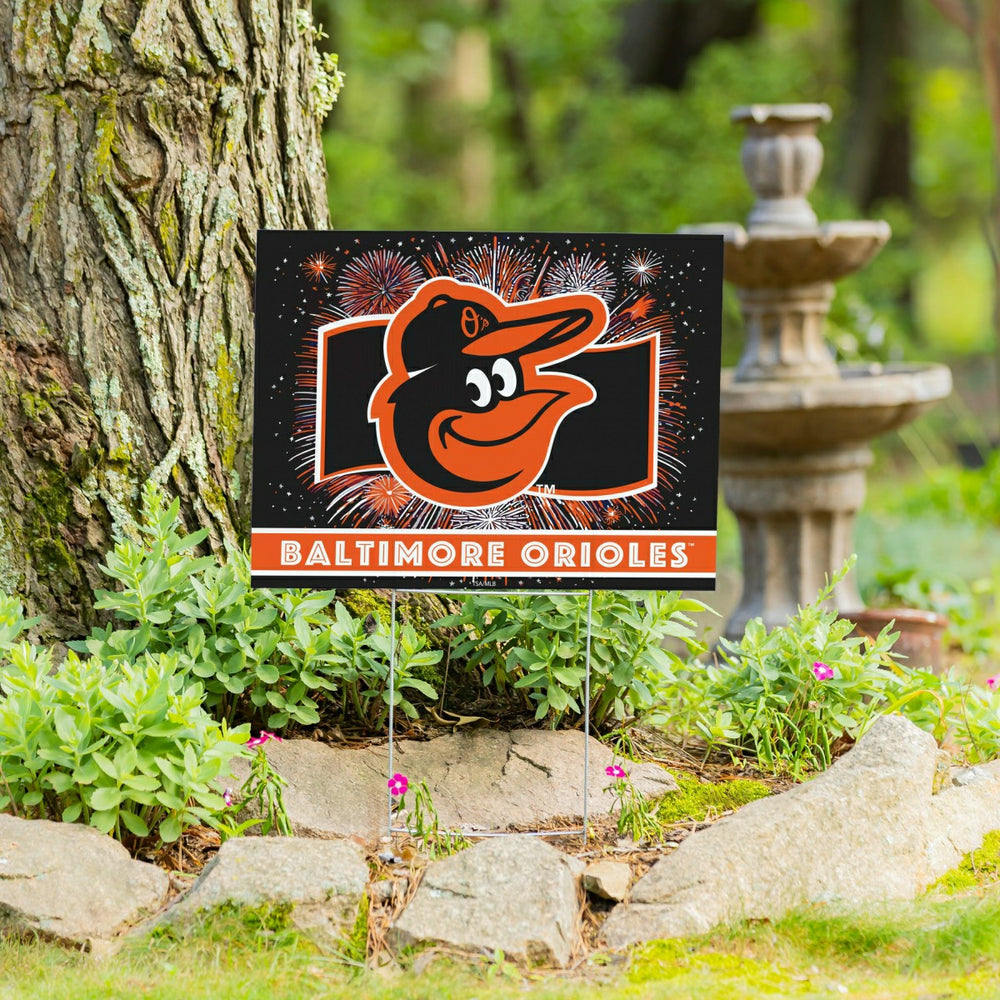 Baltimore Orioles Yard Sign, Patriotic, MLB, Home