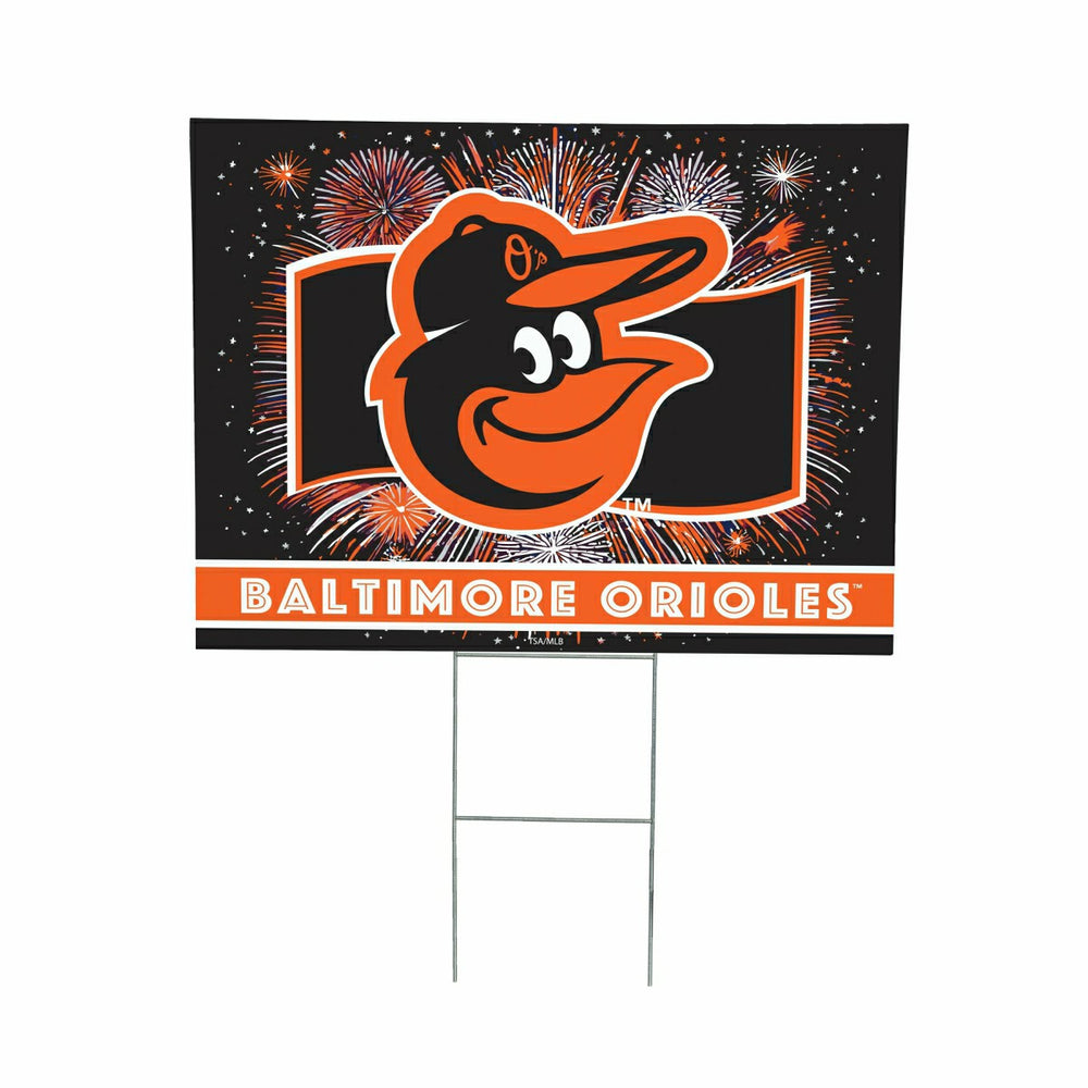 Baltimore Orioles Yard Sign, Patriotic, MLB, Home
