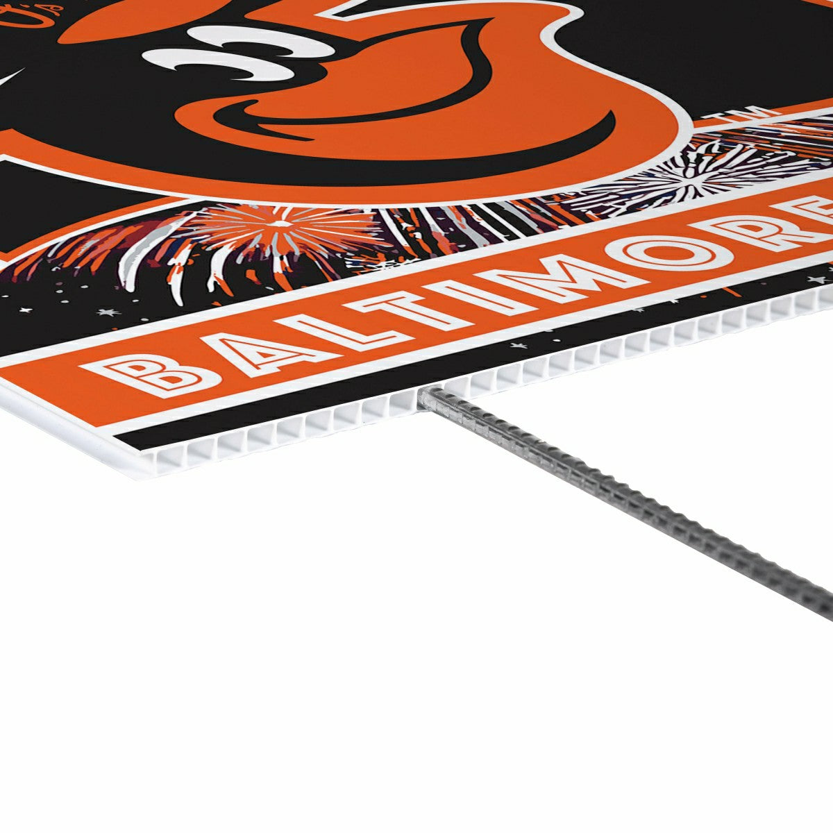 Baltimore Orioles Yard Sign, Patriotic, MLB, Home