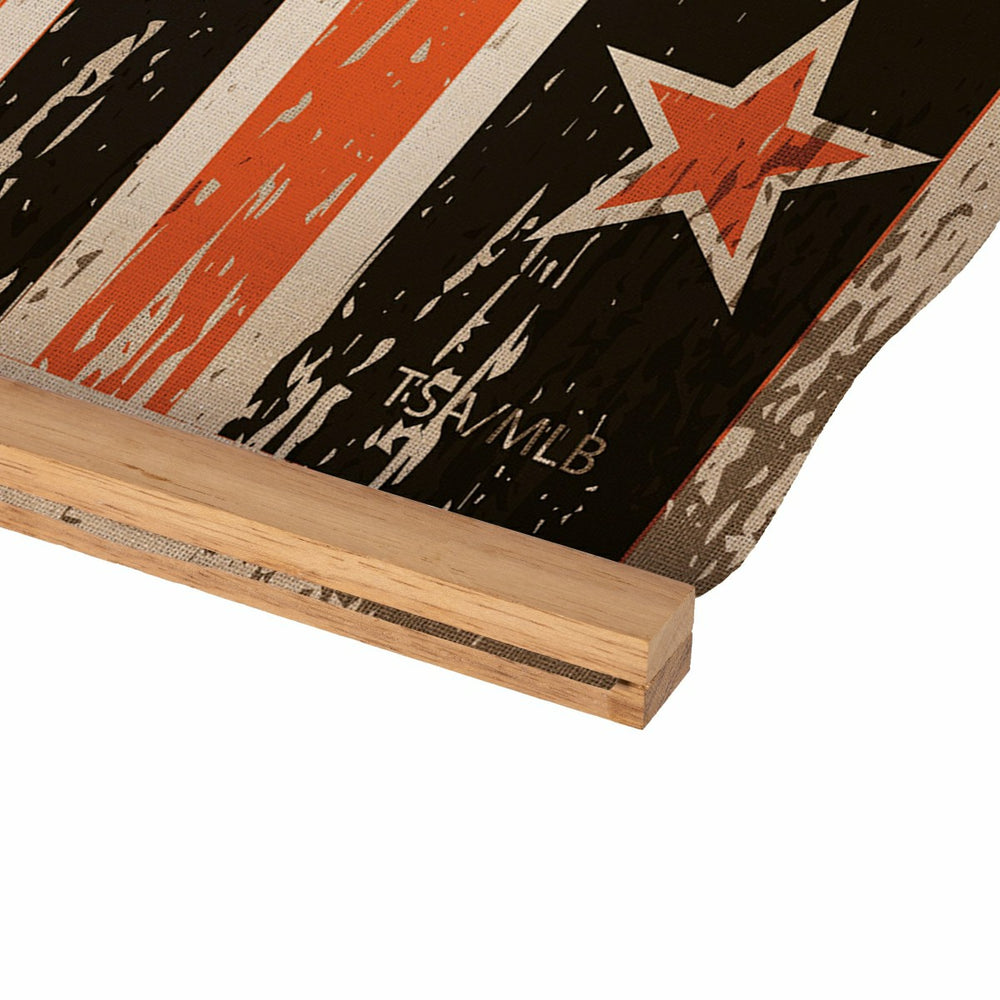 Baltimore Orioles, Canvas Wall Tapestry, Medium, 36x24, MLB, Home