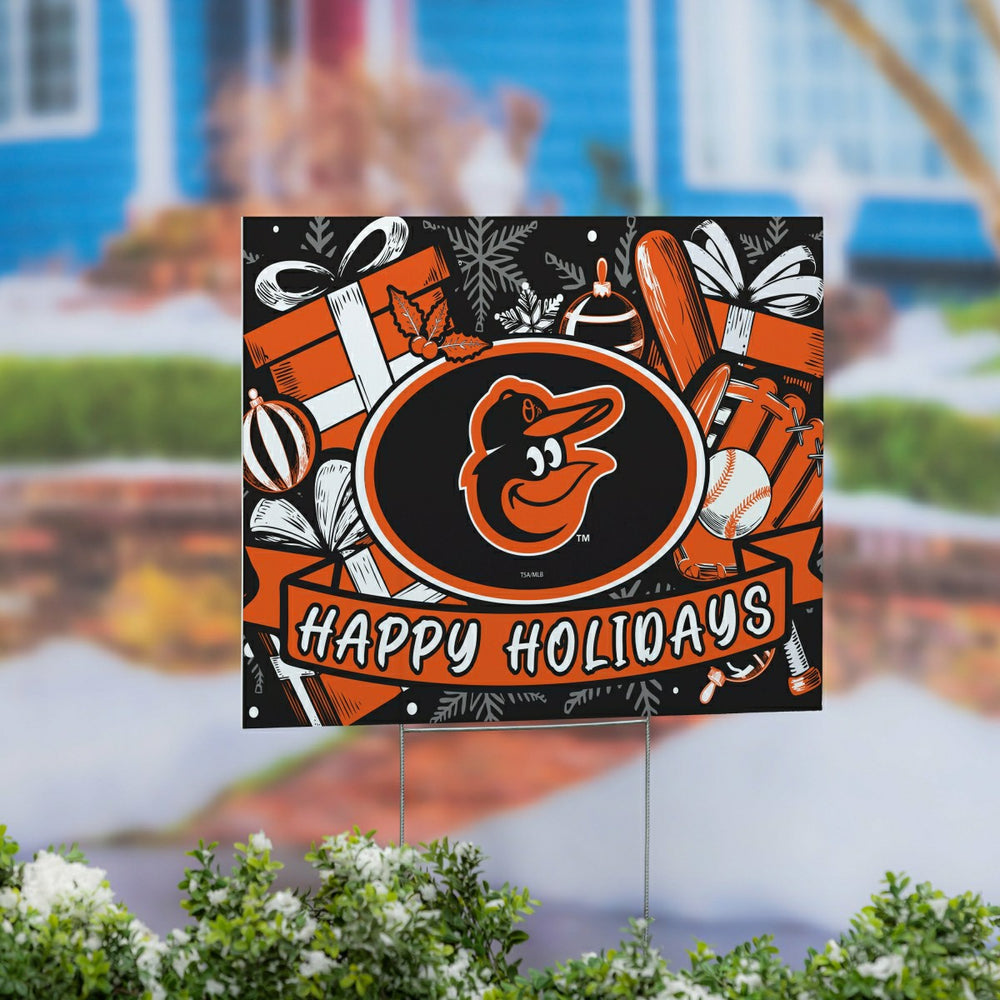 Baltimore Orioles Yard Sign, Holiday, MLB, Home