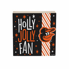 Baltimore Orioles Block, Holiday, 6x6, MLB, Home