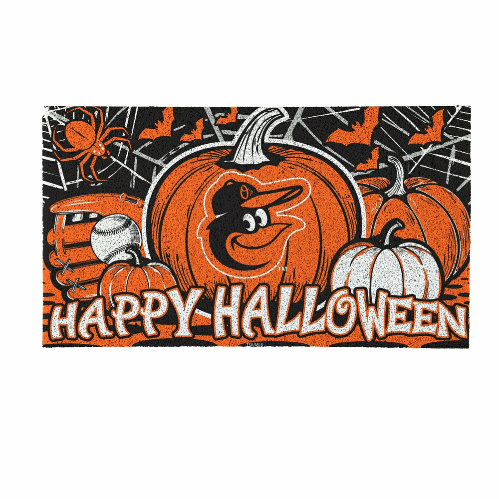 Baltimore Orioles Halloween PVC Mat, 28"x16", MLB