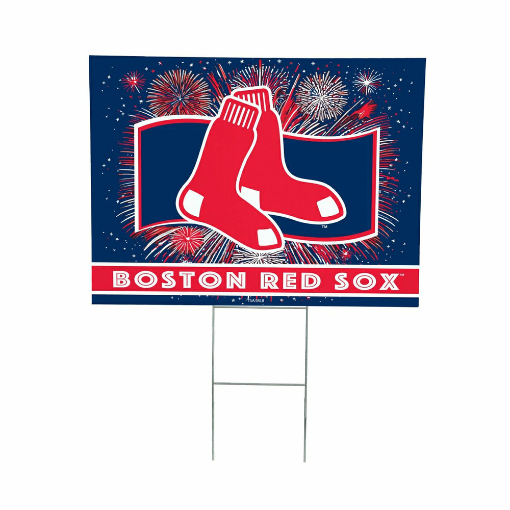 Boston Red Sox Yard Sign, Patriotic, MLB, Home
