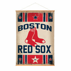 Boston Red Sox, Canvas Wall Tapestry, Large, 54x36, MLB, Home