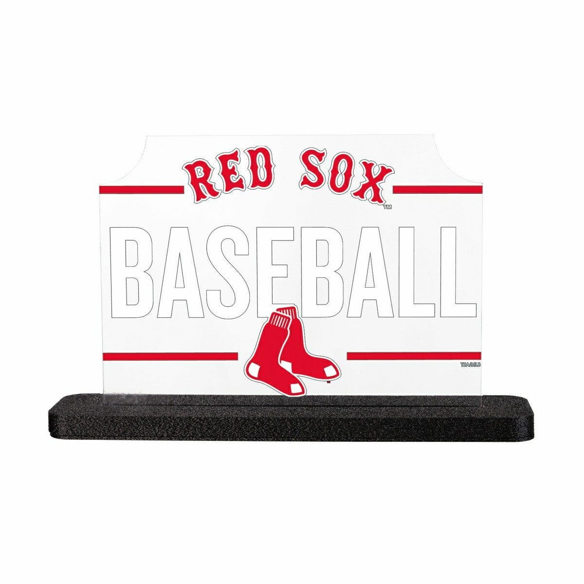 Boston Red Sox Baseball Rectangle Desklite LED Decor, MLB, Home