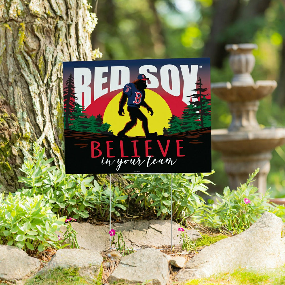Boston Red Sox Yard Sign, Bigfoot, MLB, Home