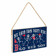 Boston Red Sox Halloween Wood Wall Sign, 6x11, MLB, Home