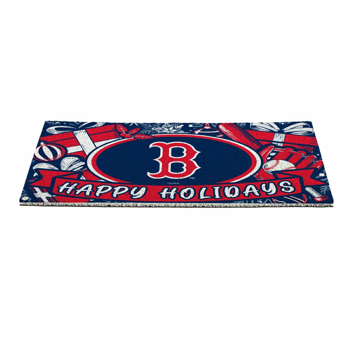 Boston Red Sox Holiday PVC Mat, 28"x16", MLB