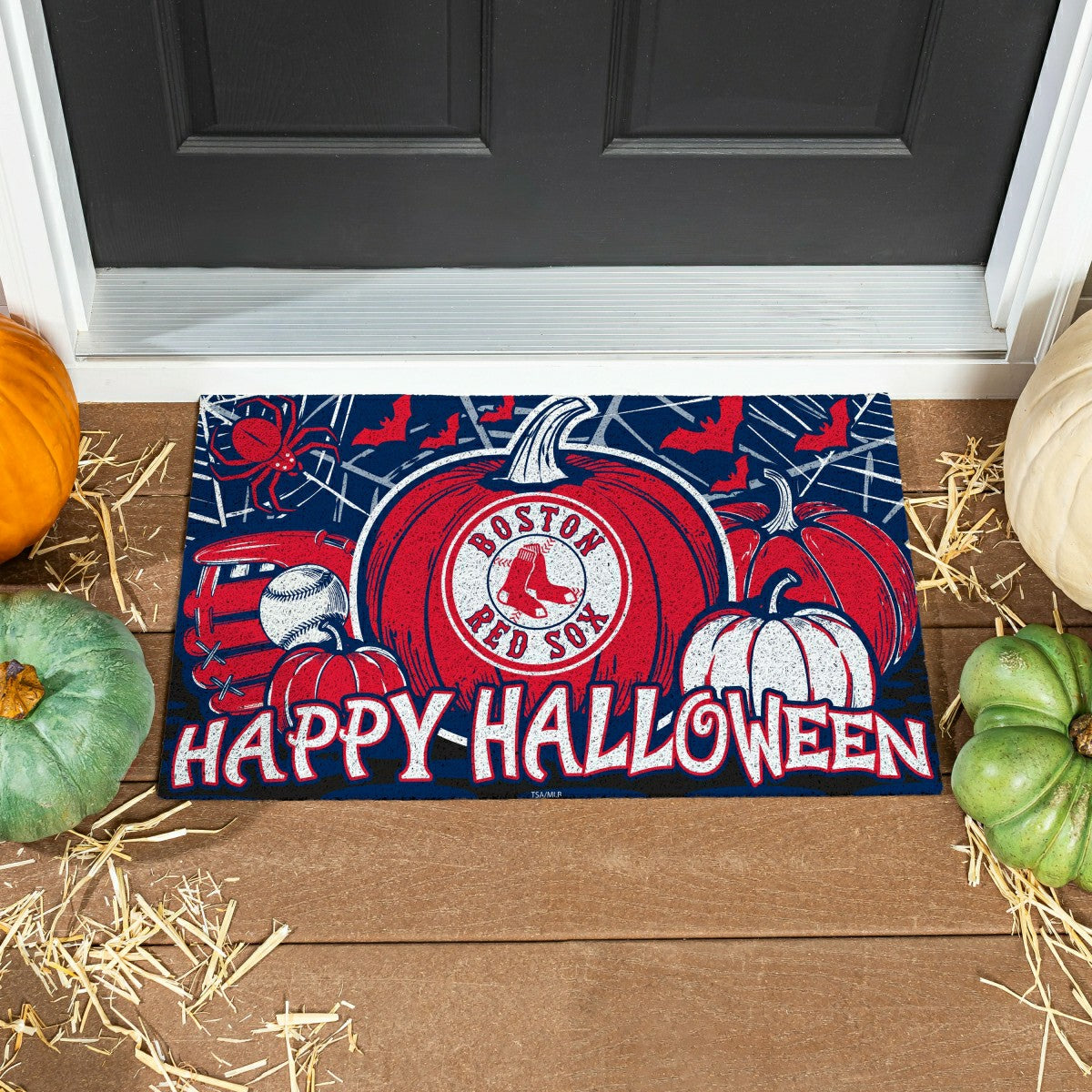 Boston Red Sox Halloween PVC Mat, 28"x16", MLB
