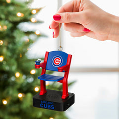 Chicago Cubs Stadium Seat Ornament, MLB, Home
