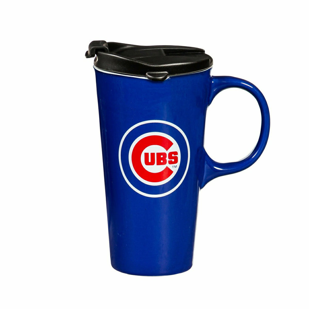 Chicago Cubs Boxed Travel Latte Cup, 17oz, MLB, Home